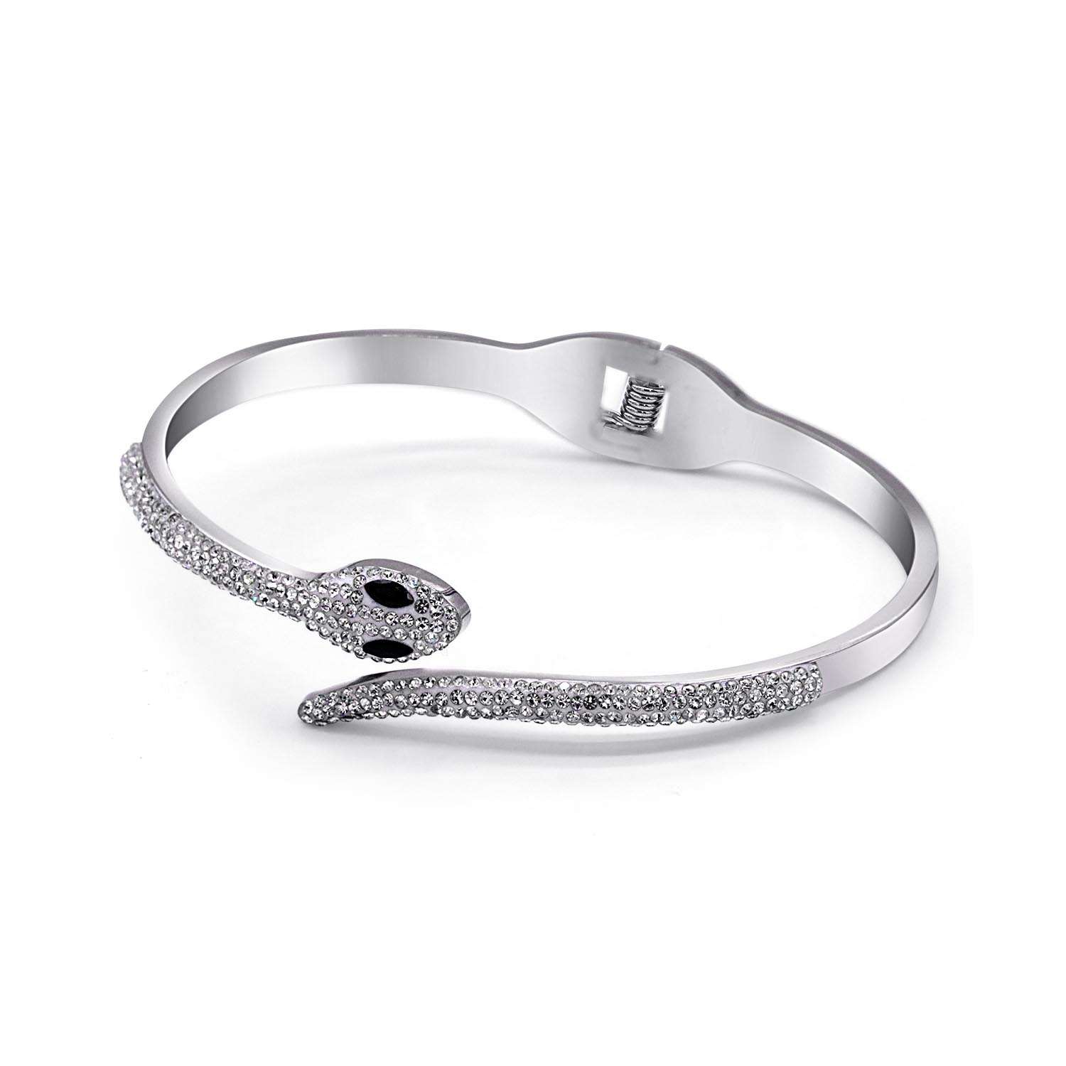 silver-snake-sparkling-bangle-bracelet