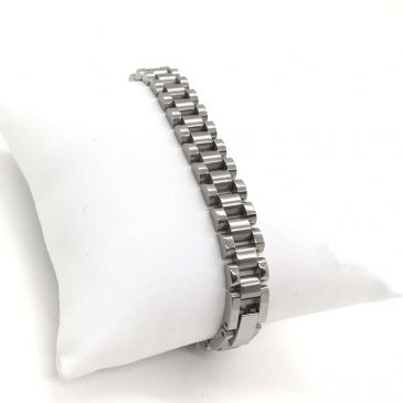 men-fashion-silver-three-links-chain-bracelet