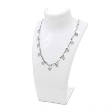choker-necklace-curb-chain-with-heart-shape-pendant-silver