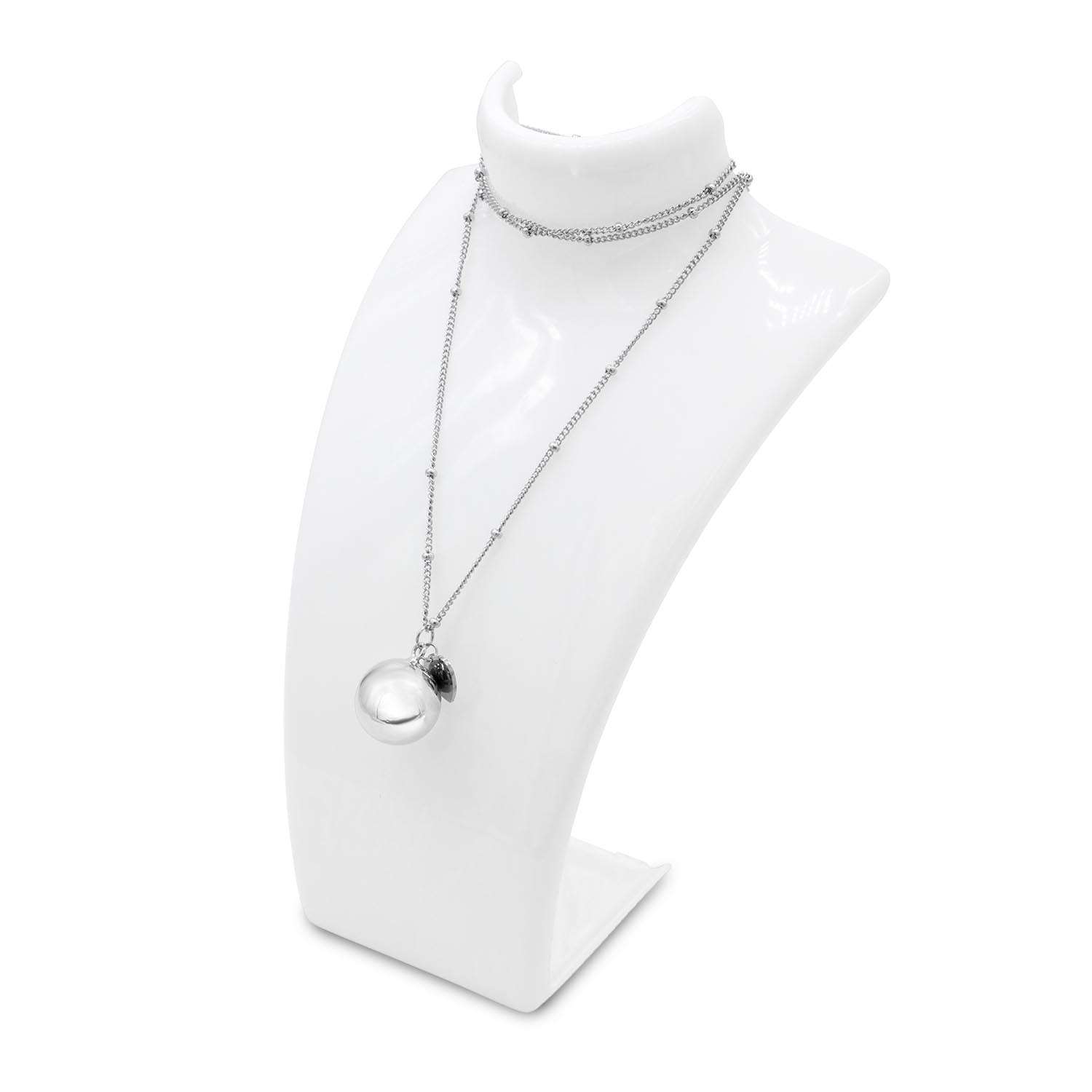 Ball Pendant Angel Sounds Long Necklace
